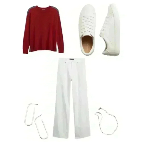 Banana Republic Oversized Racer Striped Sweater - Picture 3 of 12